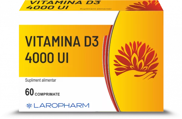 Vitamina D3 4000UI 60 comprimate