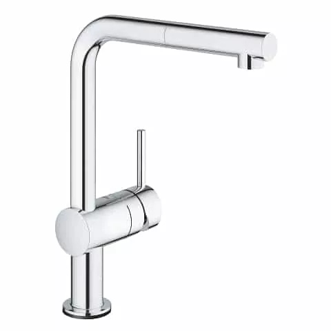 Baterie bucatarie Grohe Minta Touch, pipa L extractibila, crom