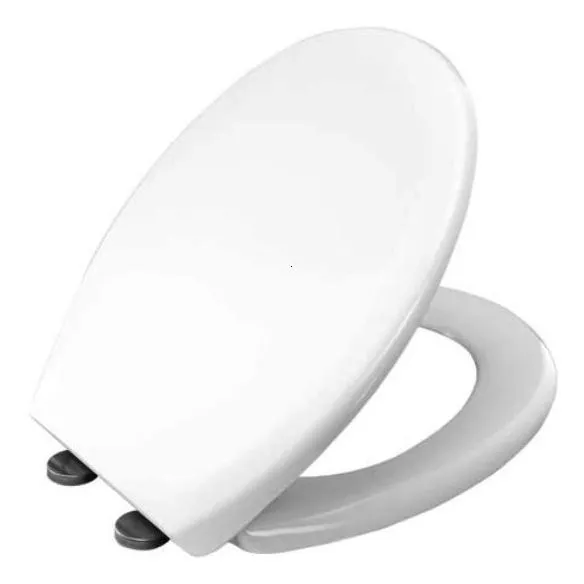 Capac wc Bisk Smart extractibil cu inchidere lenta, alb