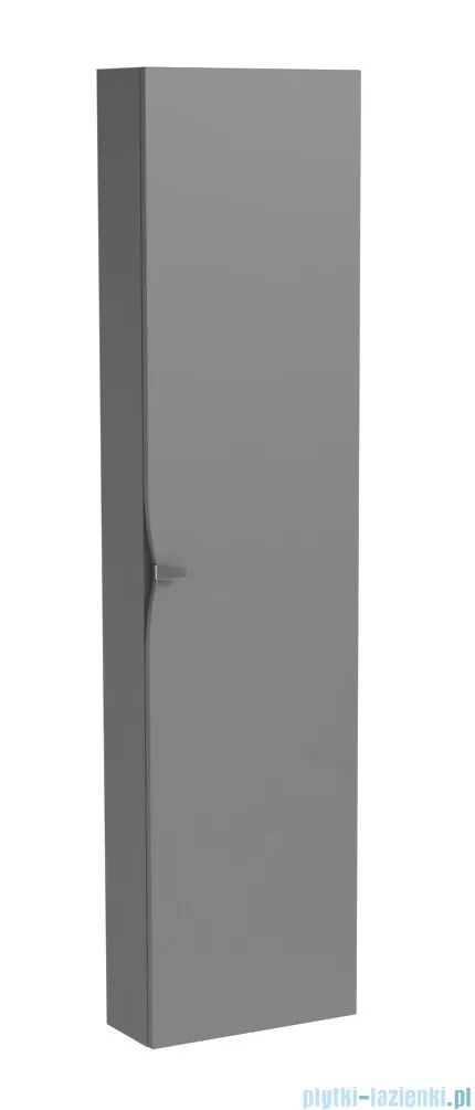 Dulap inalt tip coloana Oristo Siena 40 x 170 x 17 cm, cu o usa, gri mat
