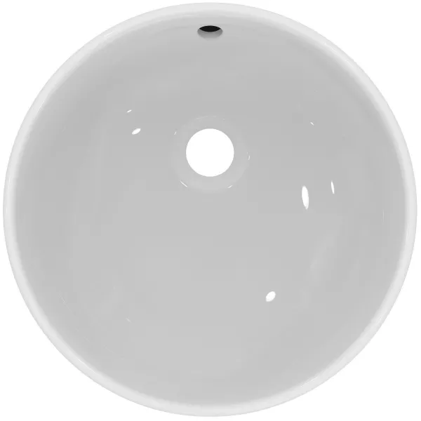 Lavoare - Lavoar rotund Ideal Standard I.Life B 40 cm, montare pe blat, cu preaplin, alb, laguna.ro