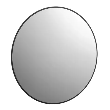 Oglinzi baie, oglinzi cosmetice si corpuri de iluminat - Oglinda rotunda Gala Nero 60 cm, rama neagra, laguna.ro