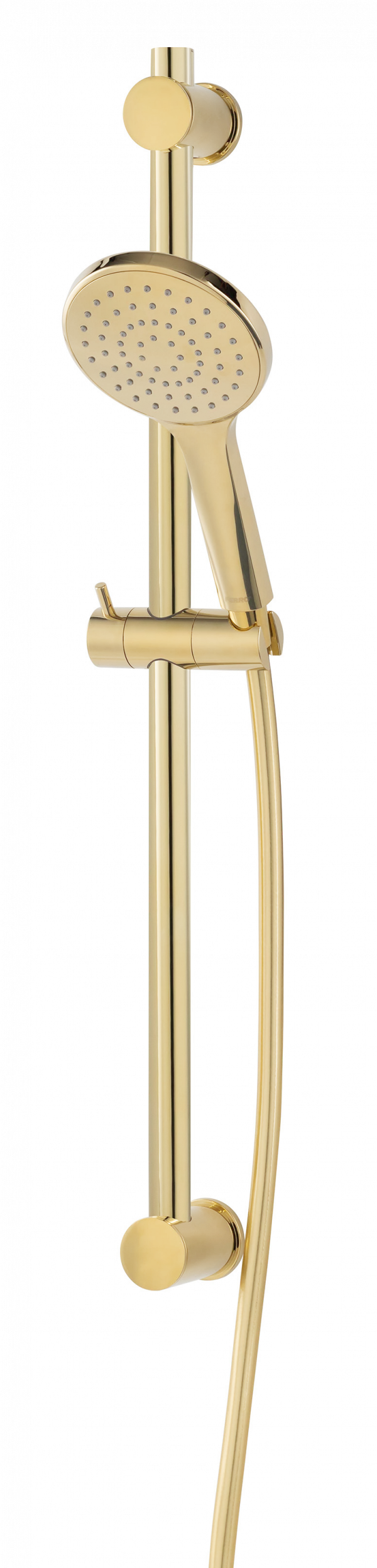 Set de dus FDesign Inula cu bara 70 cm, para mobila 12 cm cu 1 functie si furtun 1.5 m, auriu lucios