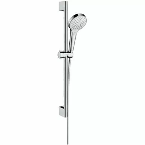 Set dus Hansgrohe Croma Select S Vario cu bara 65 cm, alb-crom