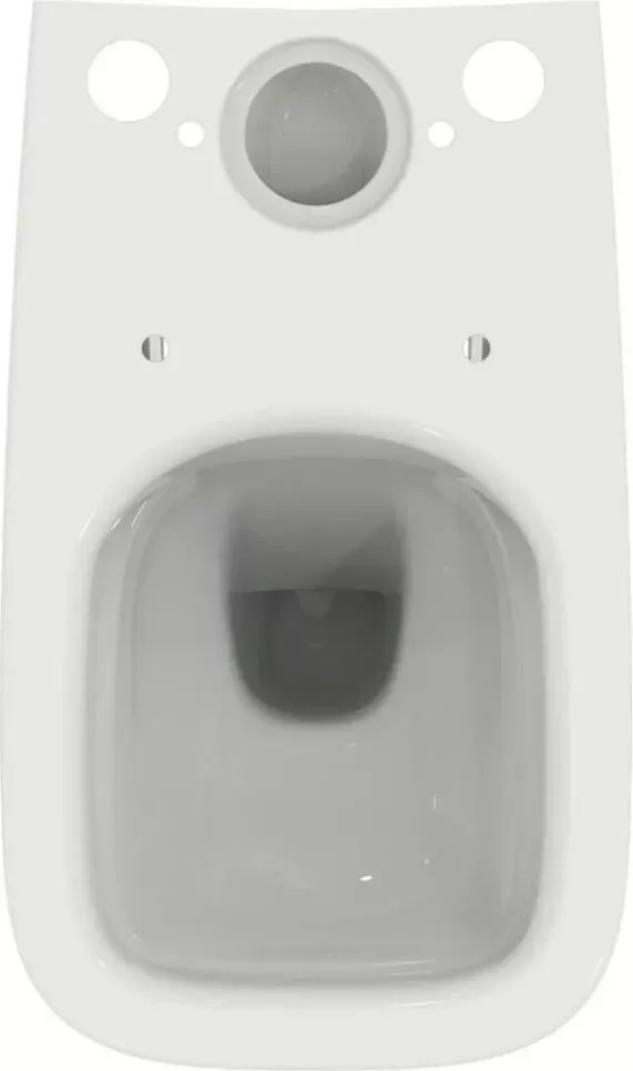 Vase wc - Vas wc pe pardoseala Ideal Standard i.Life S Rimless+ 60.5x36 cm pentru rezervor asezat, proiectie scurta si fixare ascunsa, alb, laguna.ro