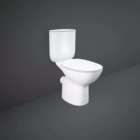 Vase wc - Vas wc pe pardoseala Rak Ceramics Morning Rimless 64x36 cm, alb, laguna.ro