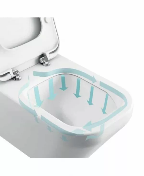 Vase wc - Vas wc suspendat Ideal Standard Tesi Aquablade 54x36 cm, prinderi ascunse, alb, laguna.ro