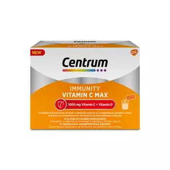 CENTRUM IMMUNITY VITAMIN C MAX PULB.EFF. X 14 PL.