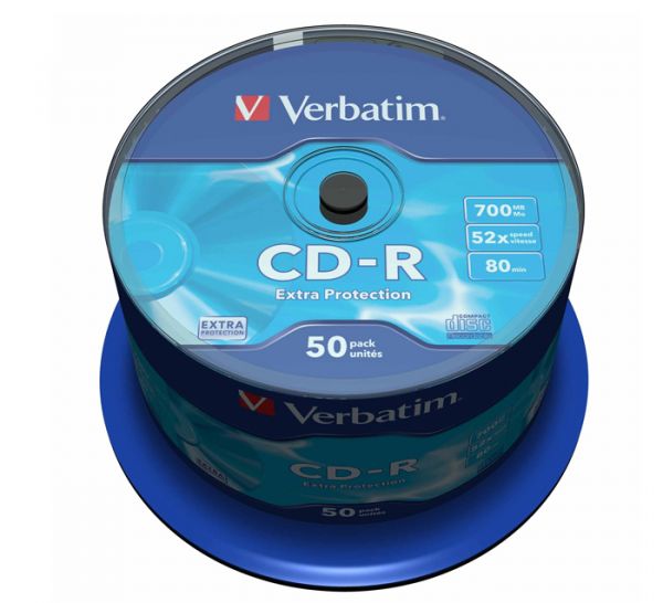 Cd, dvd, blue-ray VERBATIM | CD-R 50/SET VERBATIM 700MB 52X