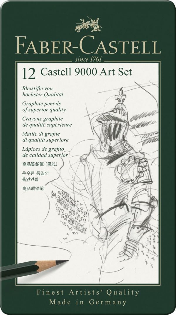SET ARTA 12 BUC CREION GRAFIT CASTELL 9000 FABER-CASTELL
