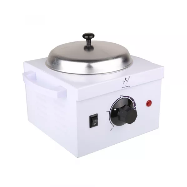 Incalzitor profesional pentru ceara si parafina, cu termostat, Lila Rossa, 500 ml, alb gri