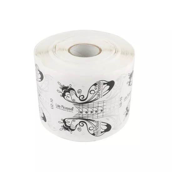 Sabloane unghii fluture, Lila Rossa, 500 buc., U2-10