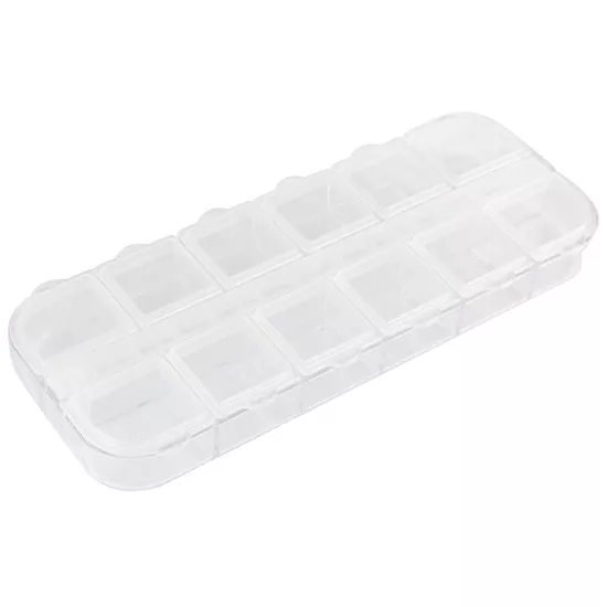 Cutie de depozitare din plastic, 12 compartimente