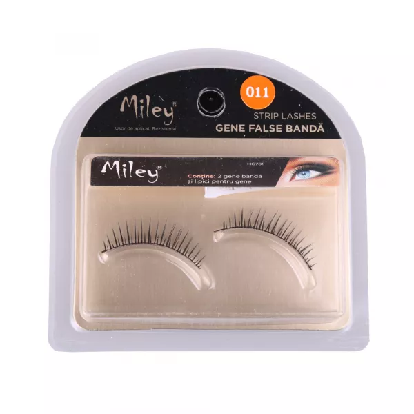 Gene false banda, Miley, 11 + lipici pentru gene