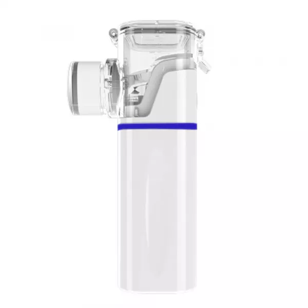 Aparat aerosoli, nebulizator portabil cu baterii, Lila Care, silentios, masca adulti si copii 