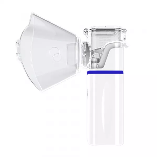 Aparat aerosoli, nebulizator portabil cu baterii, Lila Care, silentios, masca adulti si copii 