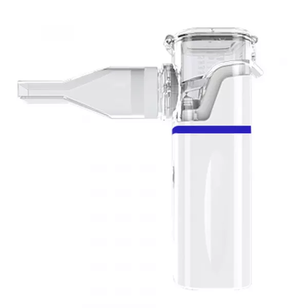 Aparat aerosoli, nebulizator portabil cu baterii, Lila Care, silentios, masca adulti si copii 