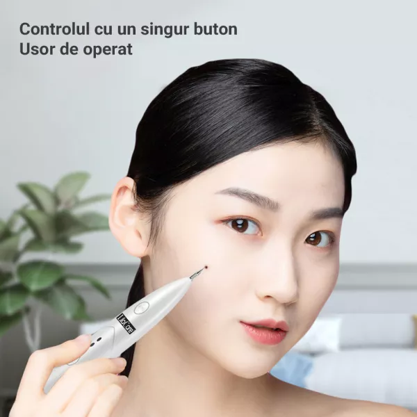 Aparat cosmetic plasma Lila Care, alb, pentru indepartarea alunitelor, pentru indepartarea pistruilor si tatuajelor