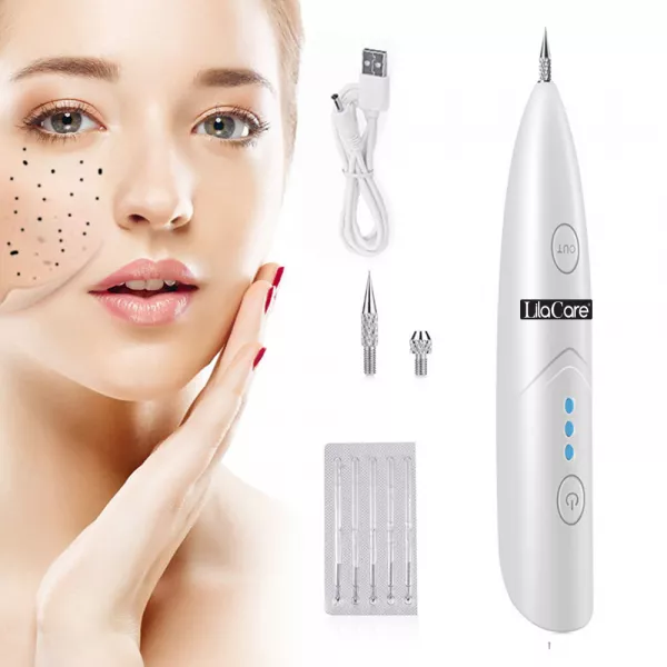 Aparat cosmetic plasma Lila Care, alb, pentru indepartarea alunitelor, pentru indepartarea pistruilor si tatuajelor