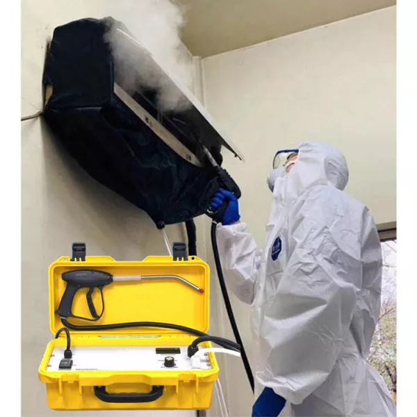 Aparat de curatat cu abur, multifunctional, curatare si dezinfectare, 3380 W, galben