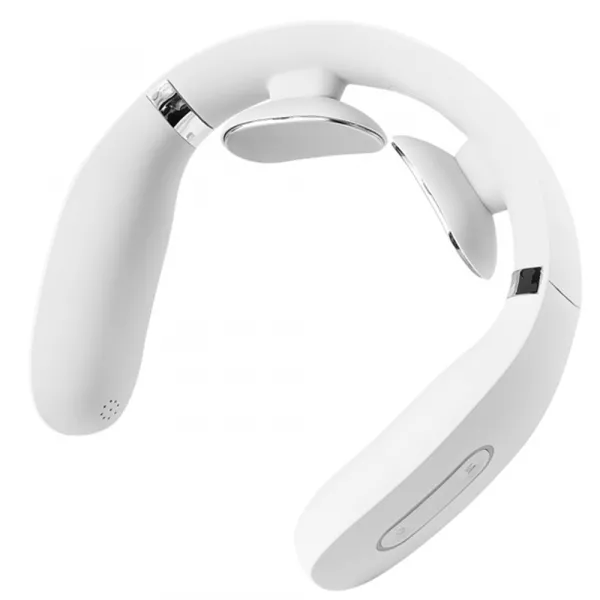 Aparat de masaj pentru gat cu infrarosu Lila Care, intelligent neck massager, culoare alb
