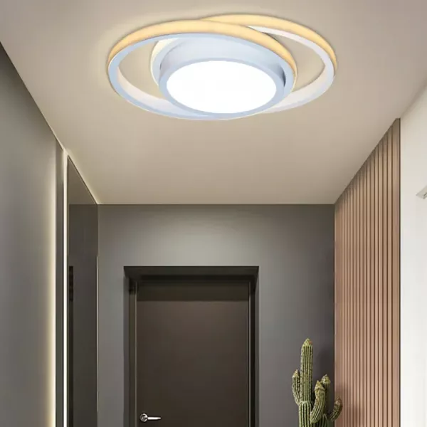 Aplica LED alba, 30 W, rotunda, lumina calda, neutra, rece
