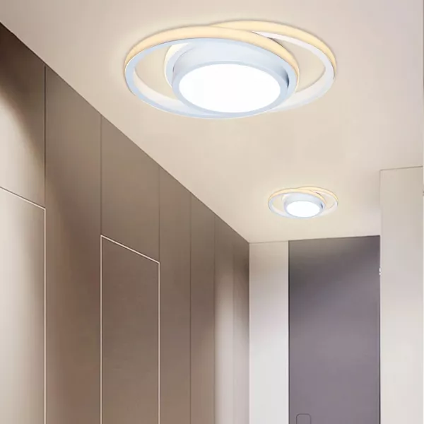 Aplica LED alba, 30 W, rotunda, lumina calda, neutra, rece