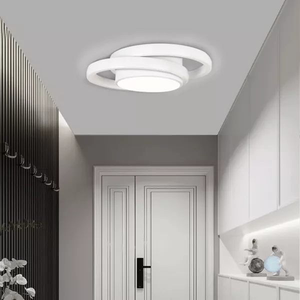 Aplica LED alba, 30 W, rotunda, lumina calda, neutra, rece