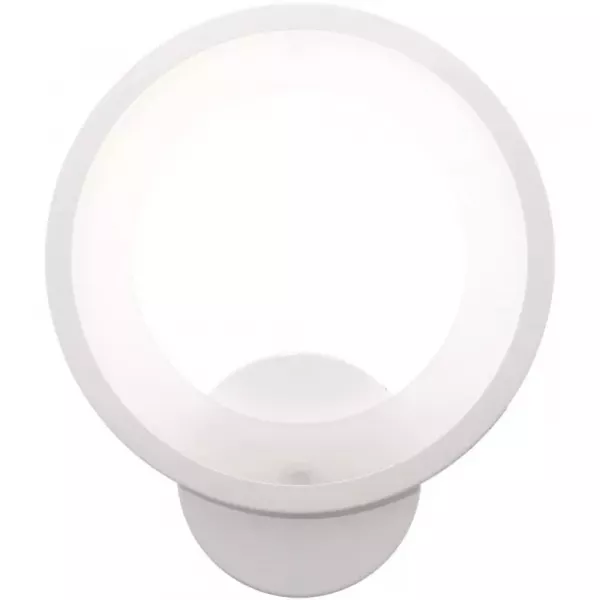 Aplica LED, 12 W, rotunda, alba