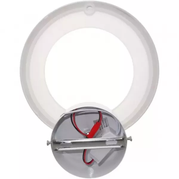 Aplica LED, 12 W, rotunda, alba