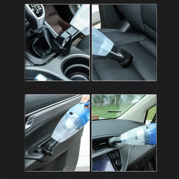 Aspirator portabil Loomax, pentru masina, cu dubla utilizare, umed si uscat, 80 W, Albastru