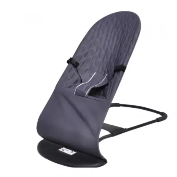 Balansoar pentru bebelusi Karemi, ergonomic cu inclinare reglabila, pliabil, 0-2 ani, gri