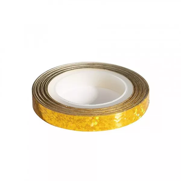 Banda decorativa lata, laser gold