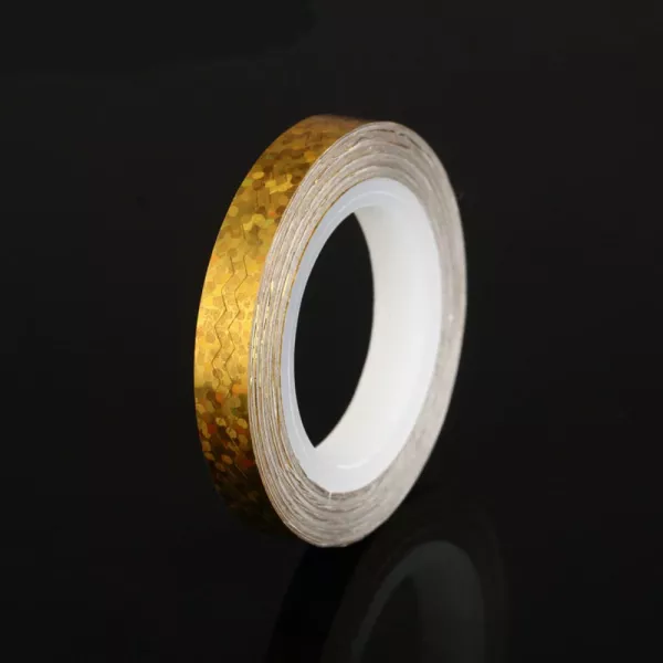 Banda decorativa lata, laser gold