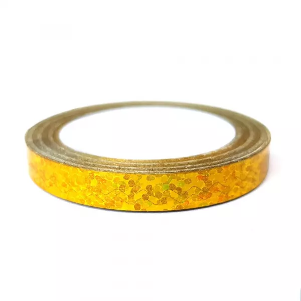 Banda decorativa lata, laser gold