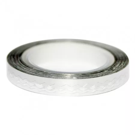 Banda decorativa lata, silver