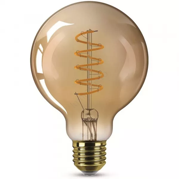 Bec LED cu filament gold, E27, 4 W, 2000 k, 220 lm