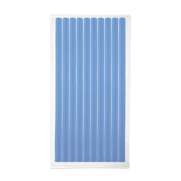 Set bigudiuri flexibile, ondulare par, 10 bucati, albastru