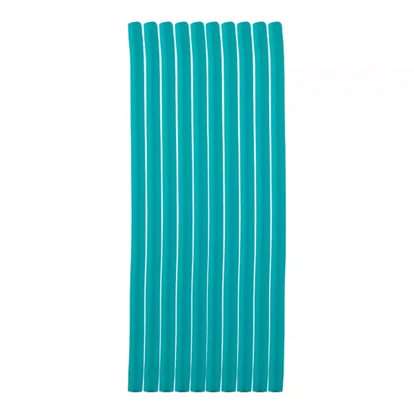 Bigudiuri flexibile, ondulare par, set 10 bucati, verde