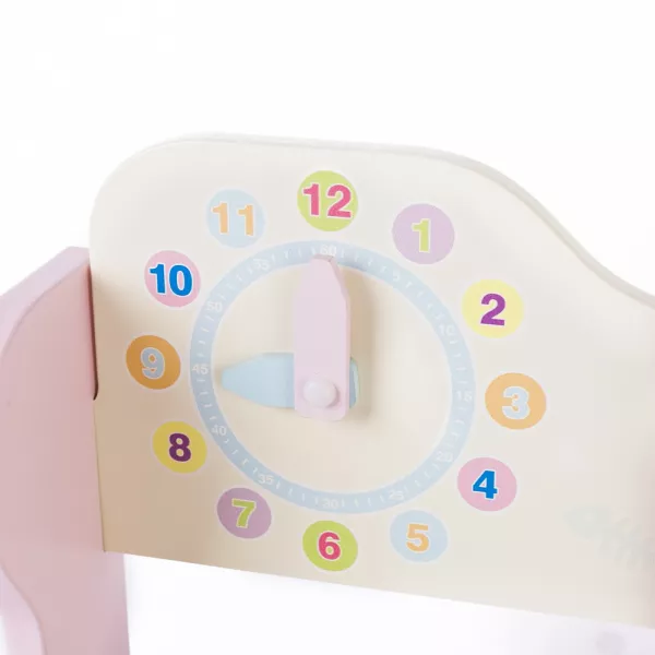 Mini bucatarie de jucarie Karemi, din lemn, cu accesorii, K01B-40068