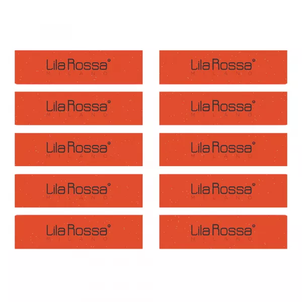 Buffer Lila Rossa Neon orange set 10