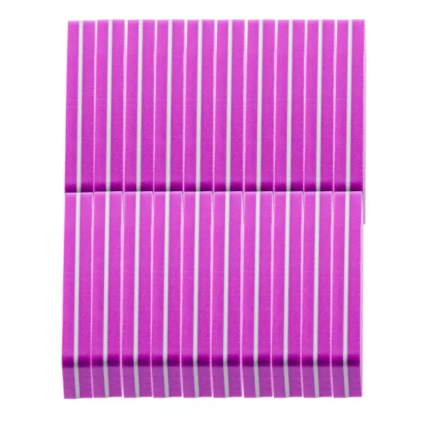 Buffer pentru luciu dreptunghi, roz - set 20