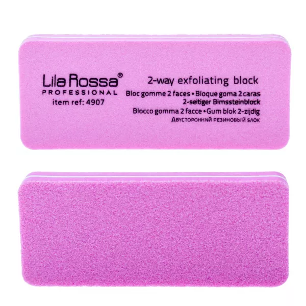 Set 2 buffere pentru luciul unghiei, refolosibile, dreptunghi, roz Lila Rossa