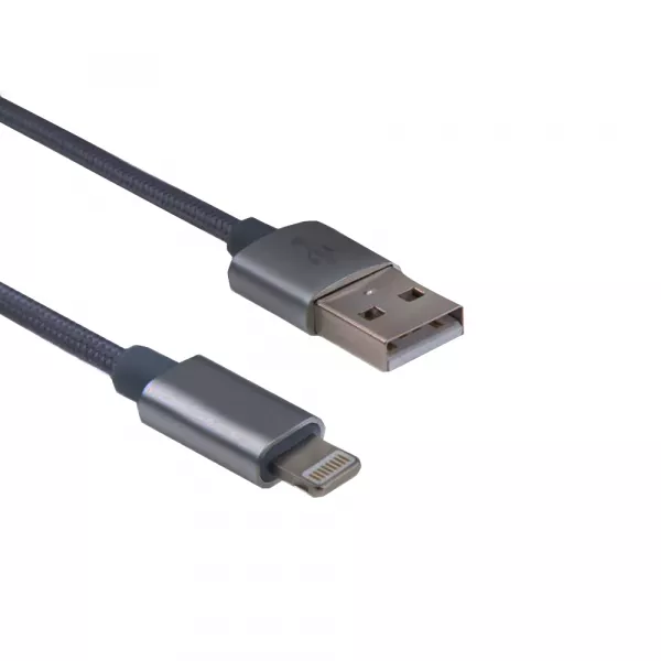 Cablu de date Lightning Explorer Series pentru iPhone si iPad, space grey, 1 m