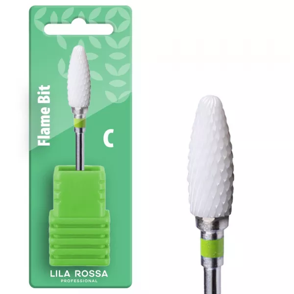 Capat freza ceramic alb Lila Rossa 06C, duritate mare