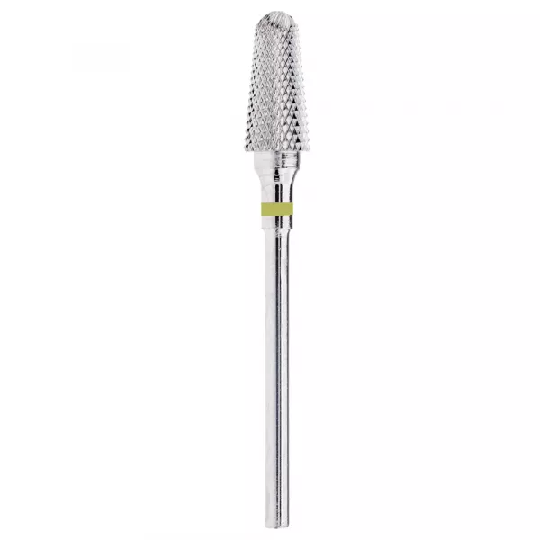 Capat freza din carbid, Lila Rossa, varf conic, argintiu, duritate extra fina, cf02-1xf
