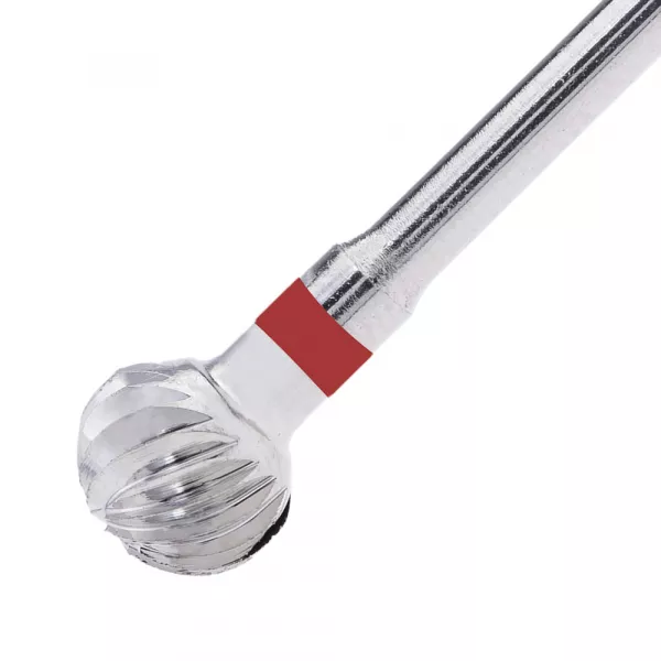Capat freza din carbid pentru cuticule, Lila Rossa, argintiu, duritate fina