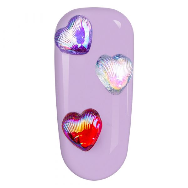Carusel decoratiuni unghii, inimi, multicolore