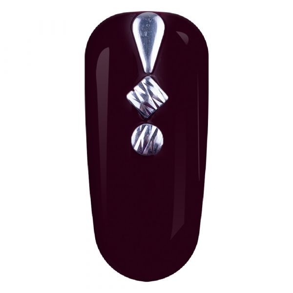 Carusel metalic unghii, figuri geometrice, silver