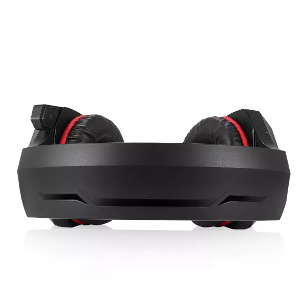 Casti Gaming HunterSpider V1 Pro, Super Deep Bass, 7 Culori Lumina LED, rosu